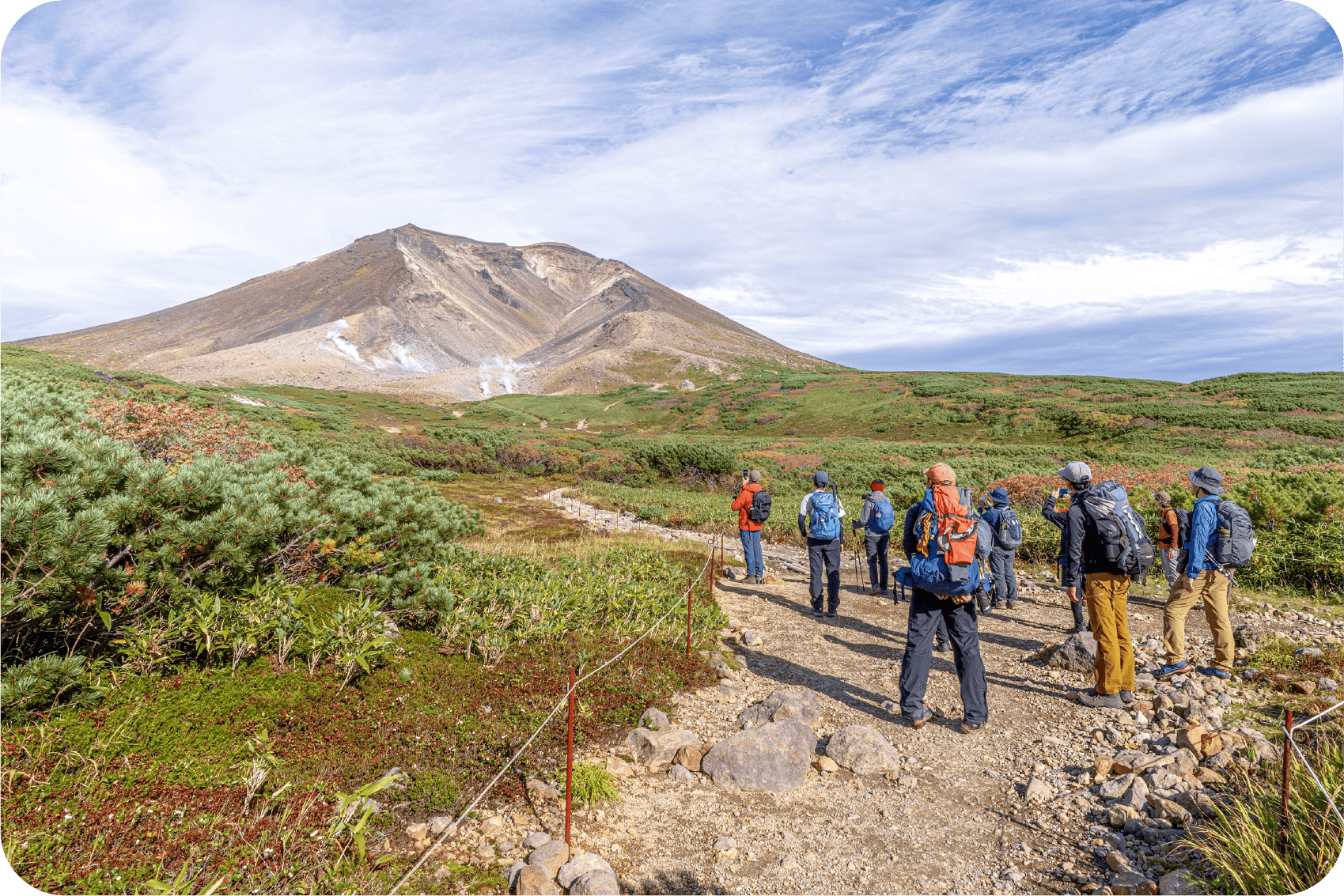 Daisetsuzan National Park Two Main Peaks Hiking 5 Days