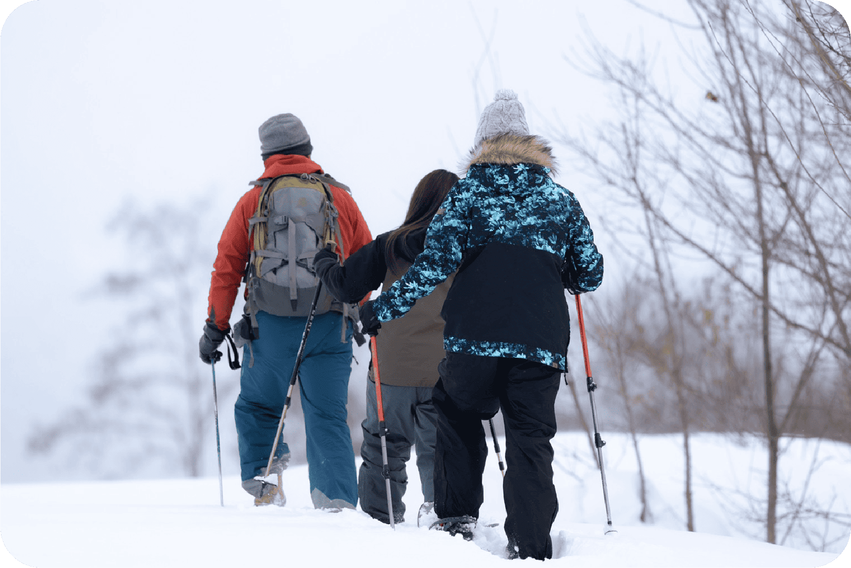 Snowshoeing at Mt.Tokachidake & Wagyu BBQ